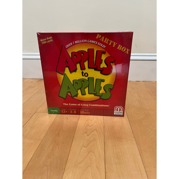 Mattel Games Other - Apples to Apples Game Party Box NIB 500 Cards Mattel New Factory Sealed Box